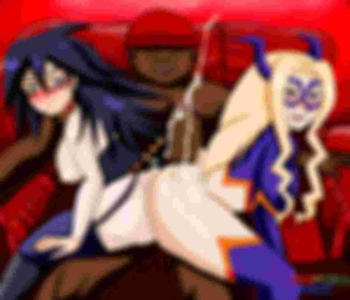  hentai double assjob 